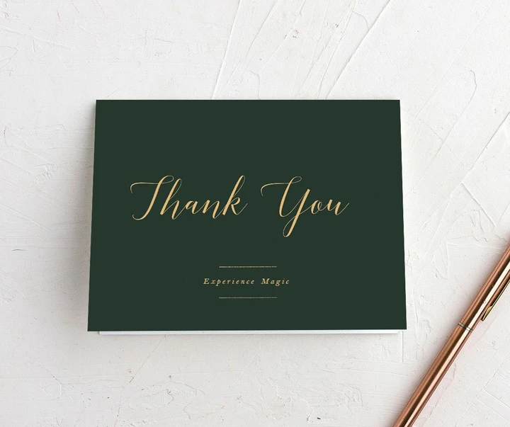 Thank you Card from Experience Magic